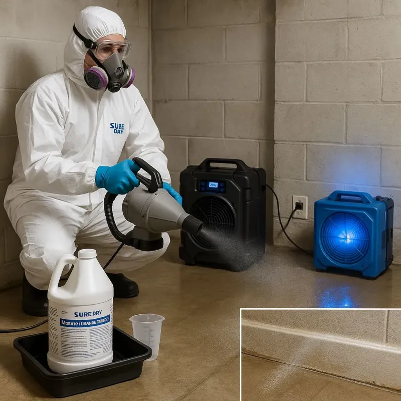 Sanitization and Odor Removal process in Andrews, IN